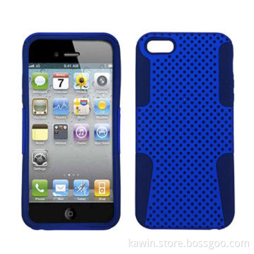 Mesh Combo 2-in-1 PC + Silicone Cover for Apple's iPhone 5S